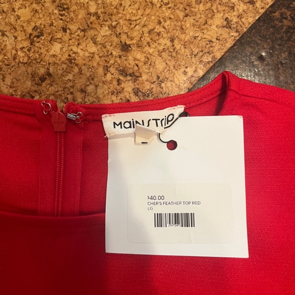 Red crop top - Picture 2 of 2